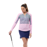 Alternate View 1 of SolCool Draper Quarter Zip Pullover